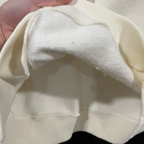 Calvin Klein Jeans Cream Fleece Crewneck - Picture 4 of 4